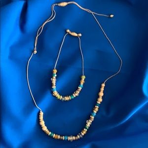 Necklace w/matching ankle/wrist bracelet! 🖤